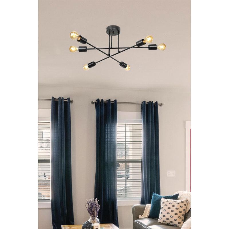 Lustra PWL-1122, D61x25 cm - Negru