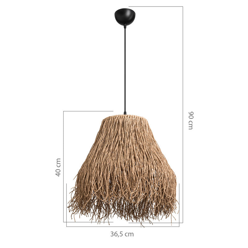 Lustra PWL-1126, maro, 36x90 cm