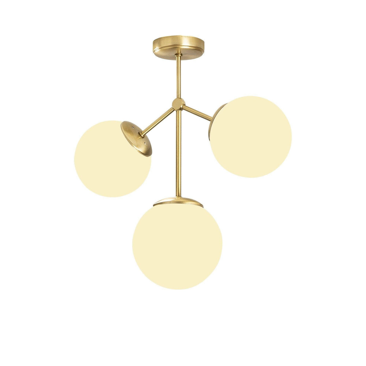 Lustra Ravelight 24, Galben - Alb, 15x15x43 cm