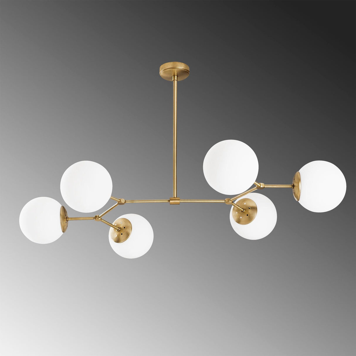 Lustra Ravelight, Galben - Alb, 15x15x48 cm