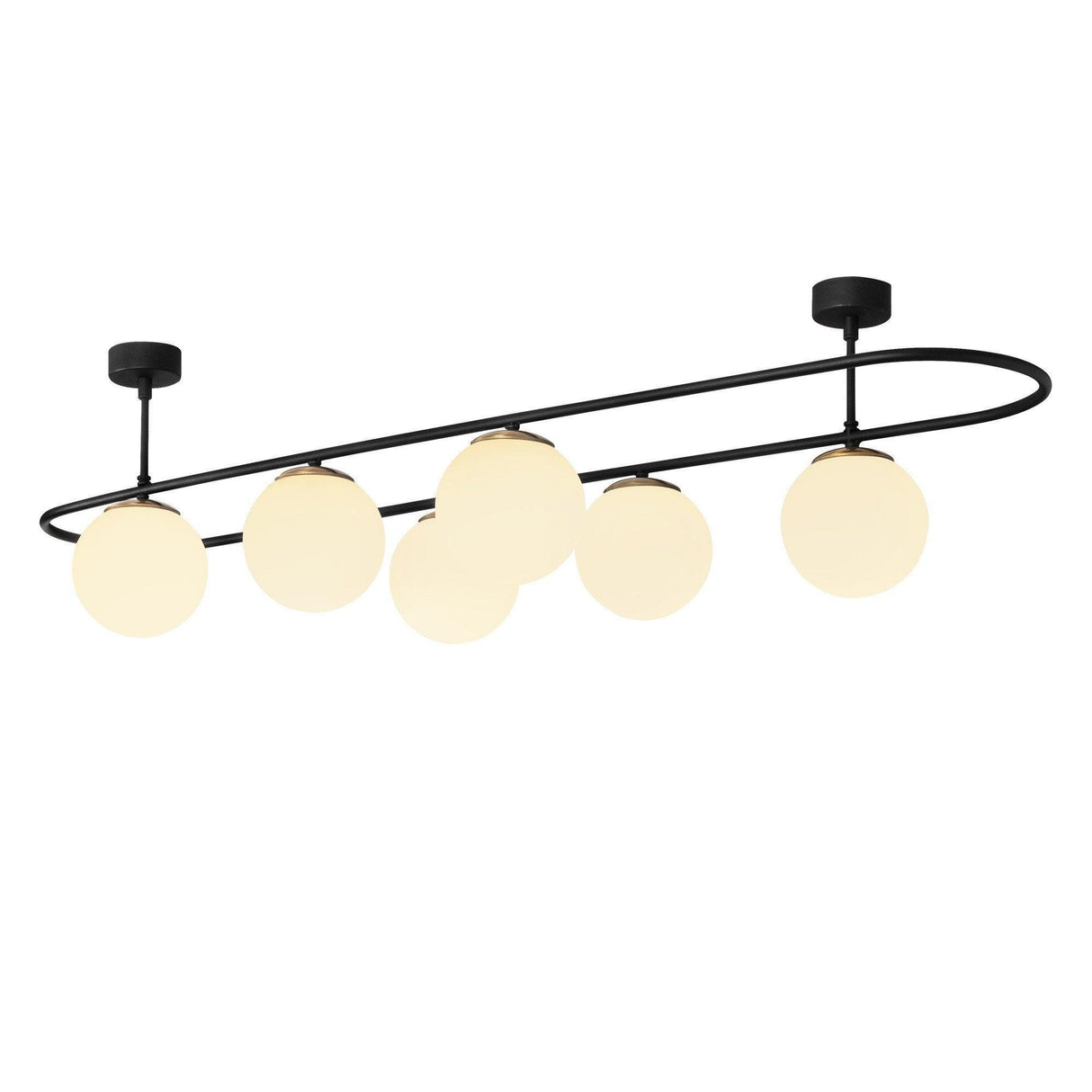 Lustra Sparklight, Negru, 15x15x33 cm