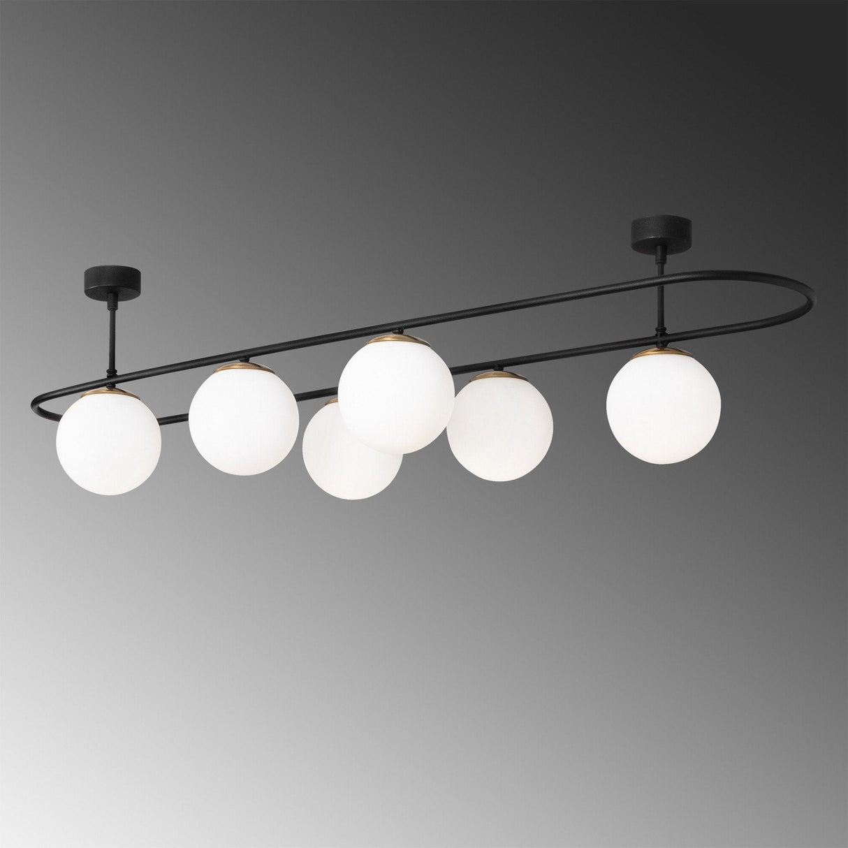 Lustra Sparklight, Negru, 15x15x33 cm