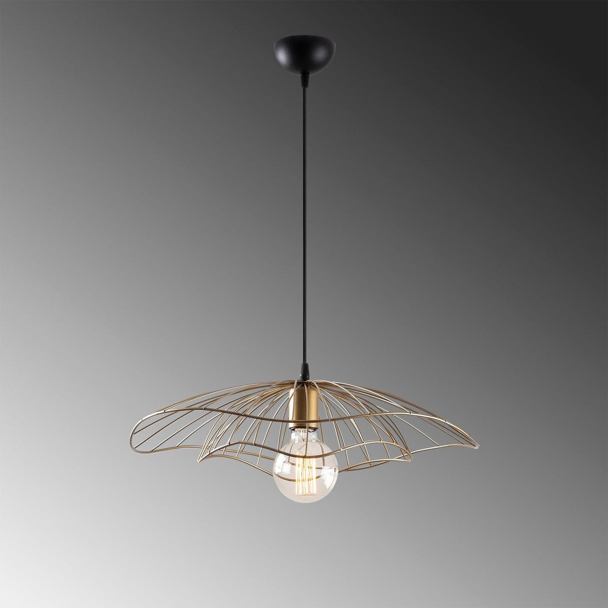 Lustra Tel - 6503, 50x50x111 cm - Auriu