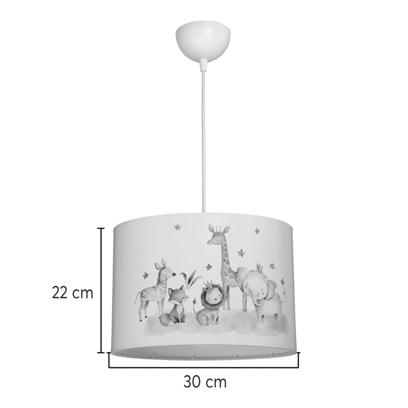 Lustra Tots, PVC, Multicolor, D30x20 cm