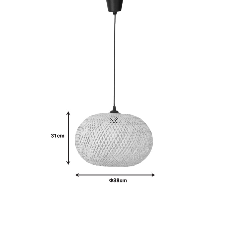 Lustra Universe bambus, Natural, 38x38x31 cm