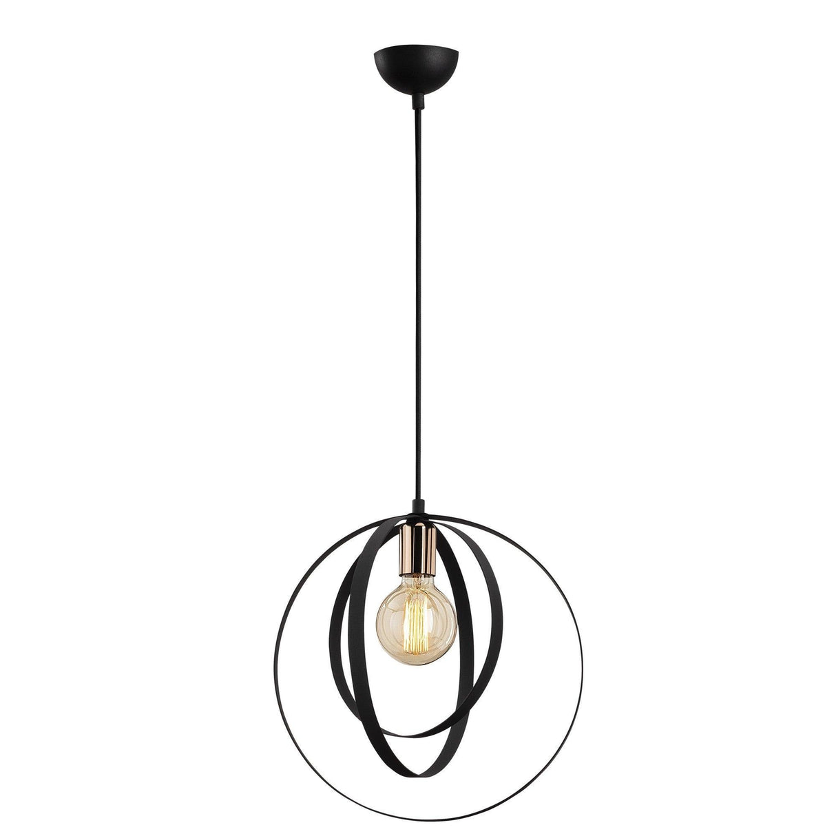 Lustra Vaveyla Chandelier, Negru, 35x35x131 cm