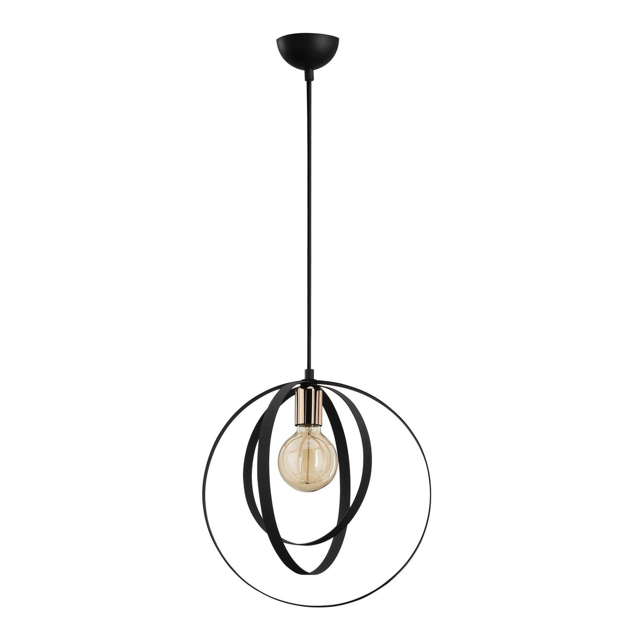 Lustra Vaveyla Chandelier, Negru, 35x35x131 cm