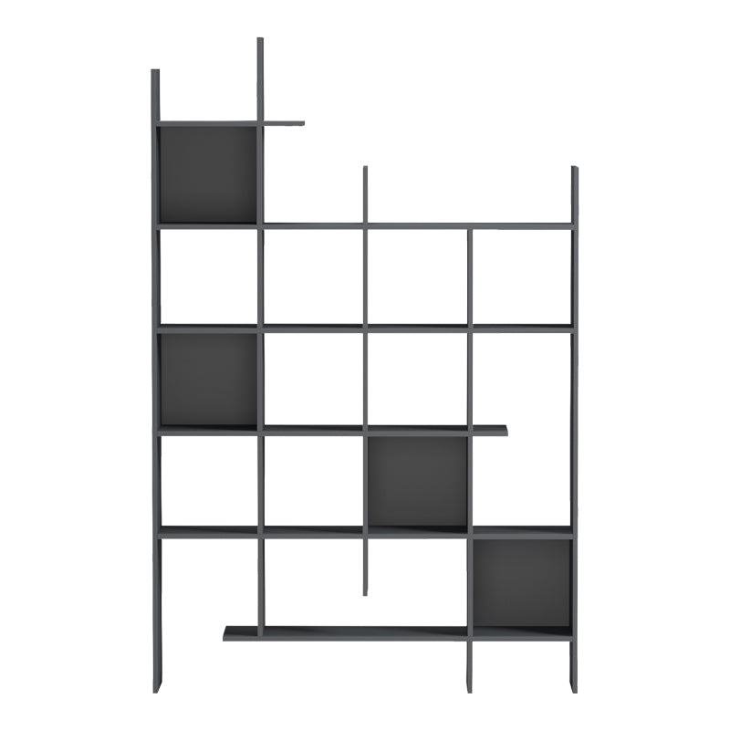 Manco Bibliotecă, Antracit - Sonoma, 122x26x188 cm - Antracit