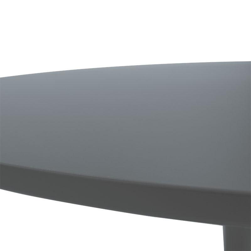 Masa Balou MDF, Gri inchis - Alb - Negru, 100x75 cm - Gri inchis