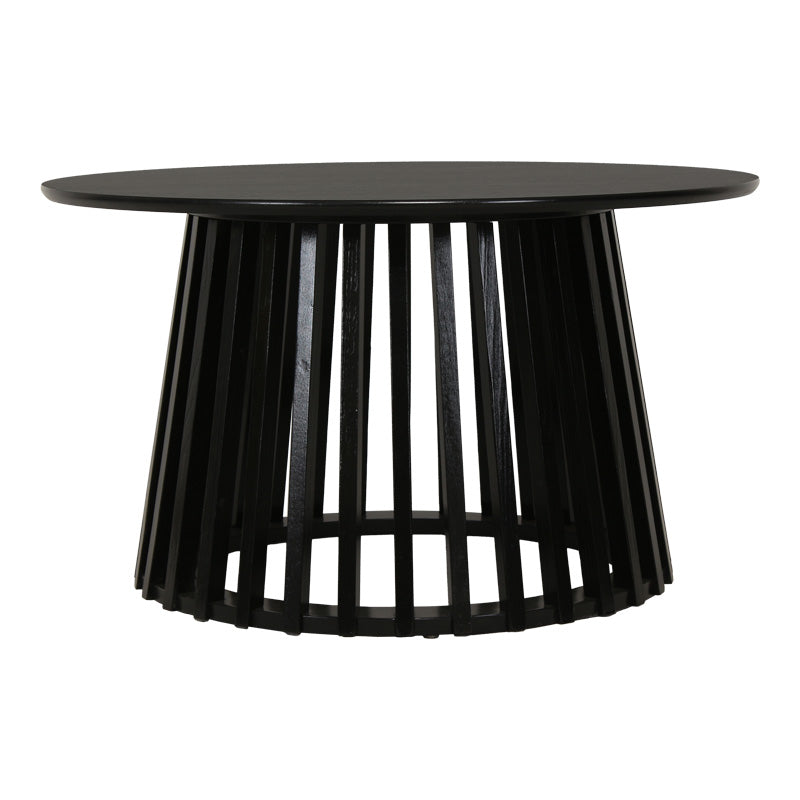 Masă cafea Domonic, Negru, 80x45 cm