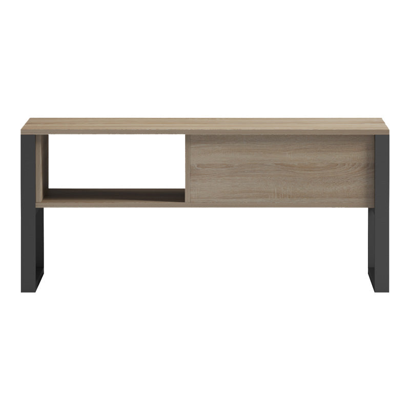Masa de cafea Bendon, Pal melaminat si metal, 100x60x45 cm - Sonoma-Negru