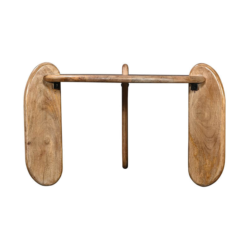 Masa de cafea Earten, Lemn de Acacia, Natur, 80x40 cm
