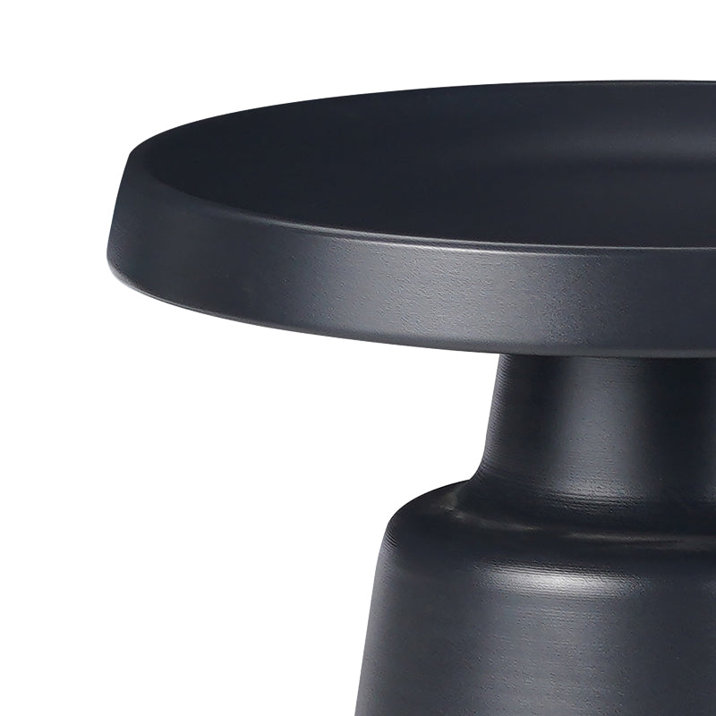 Set 2 mese de cafea Ginoze, Metal, 70x70x40 cm - Negru