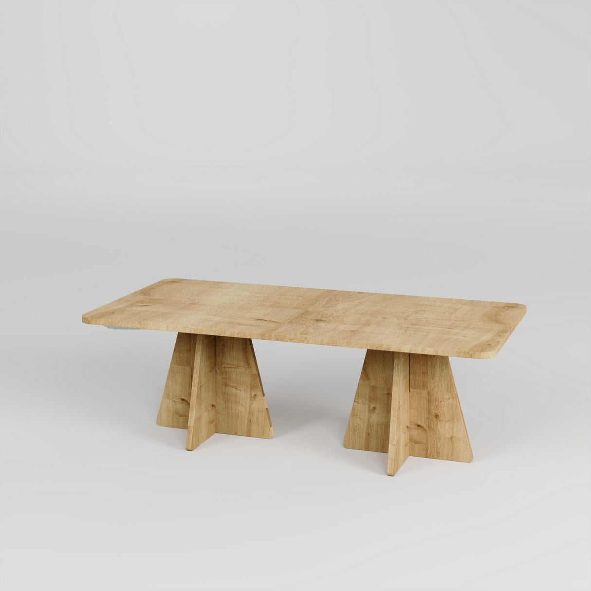 Masa de cafea Mushroom 2 Neostill, Negru - Sapphire Oak, 120x60 cm - Sapphire Oak