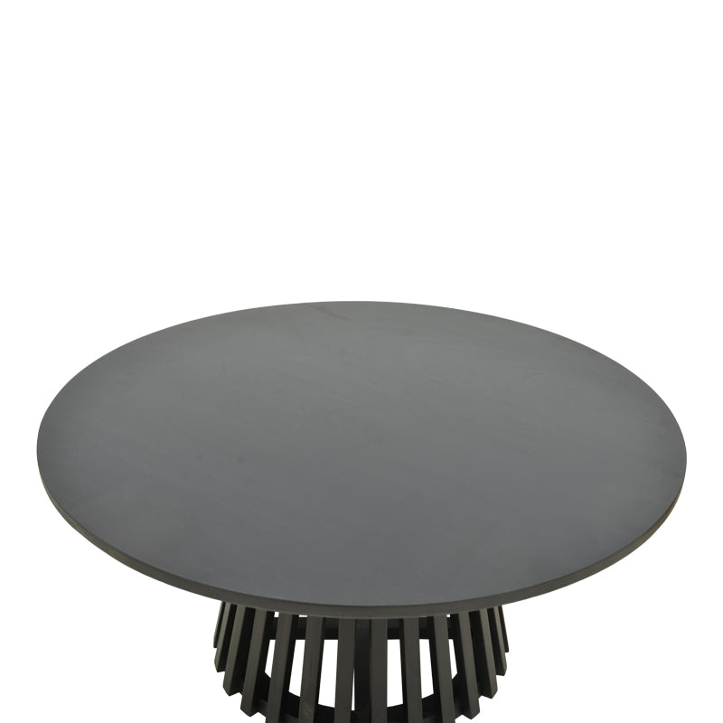 Masa de cafea Radiane Solid, design, Natural - Negru, lemn de acacia, 80x40 cm - Negru