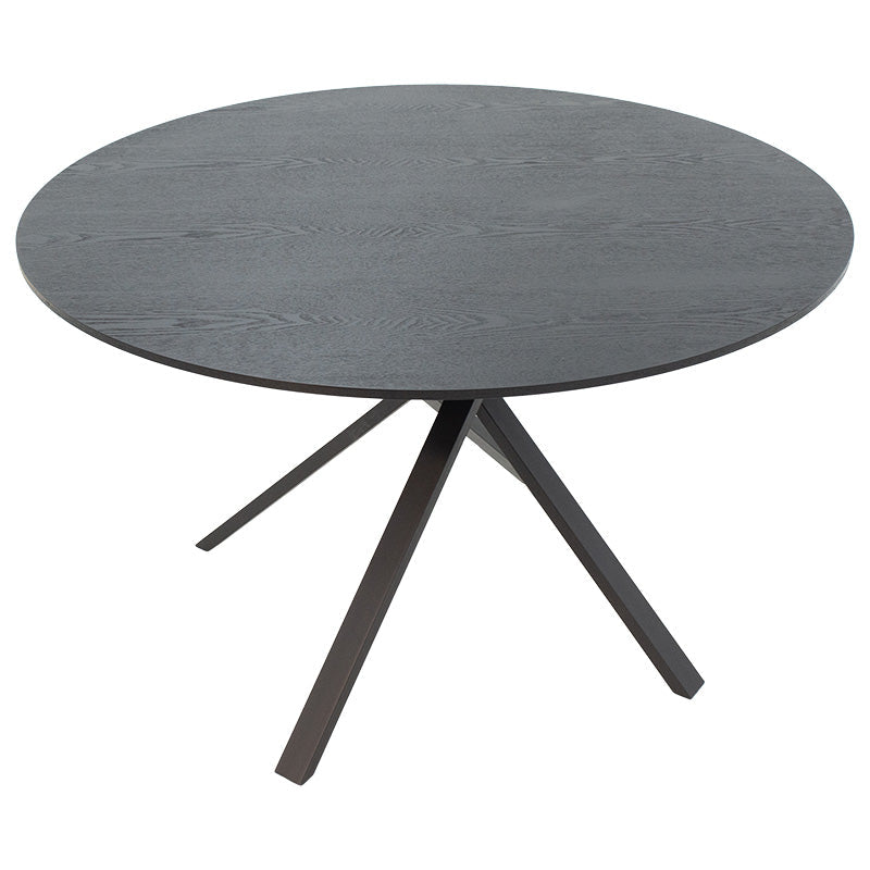 Masa de cina Cerco, Negru - Sonoma, D120x75 cm - Negru