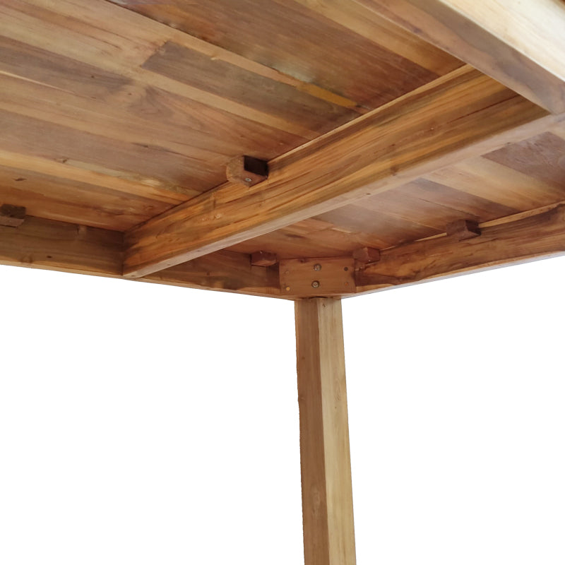 Masa de gradina Wooly Boho, Natural, 220x90x75 cm