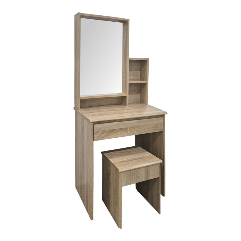 Masa de machiaj Larnia dressing masă cu oglindă and Taburet, Diverse culori, 65x40x142 cm - Masa de machiaj Larnia dressing masă cu oglindă and Taburet, Diverse culori, 65x40x142 cm - 383-000138