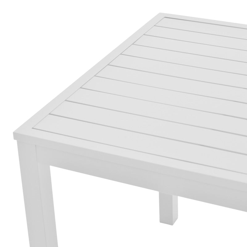 Masa de plaja din aluminiu Kliton, Aluminiu, Diverse culori, 45x45x41 cm - Alb