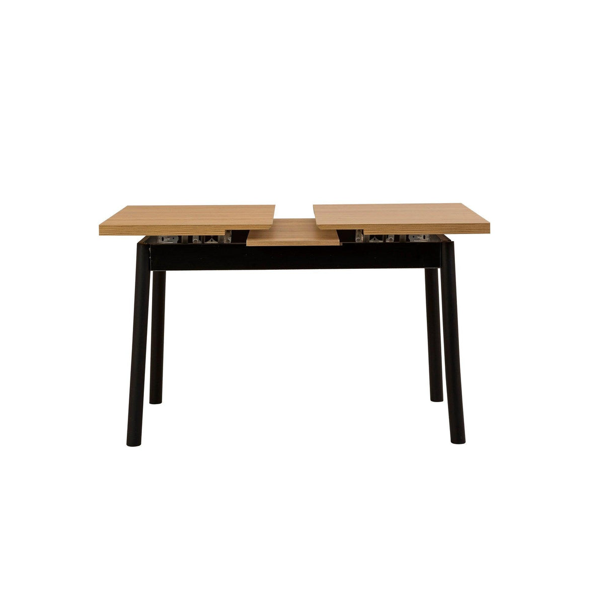 Masa de sufragerie extensibila Oliver Open - Karina 2, Negru, 120x75x77 cm