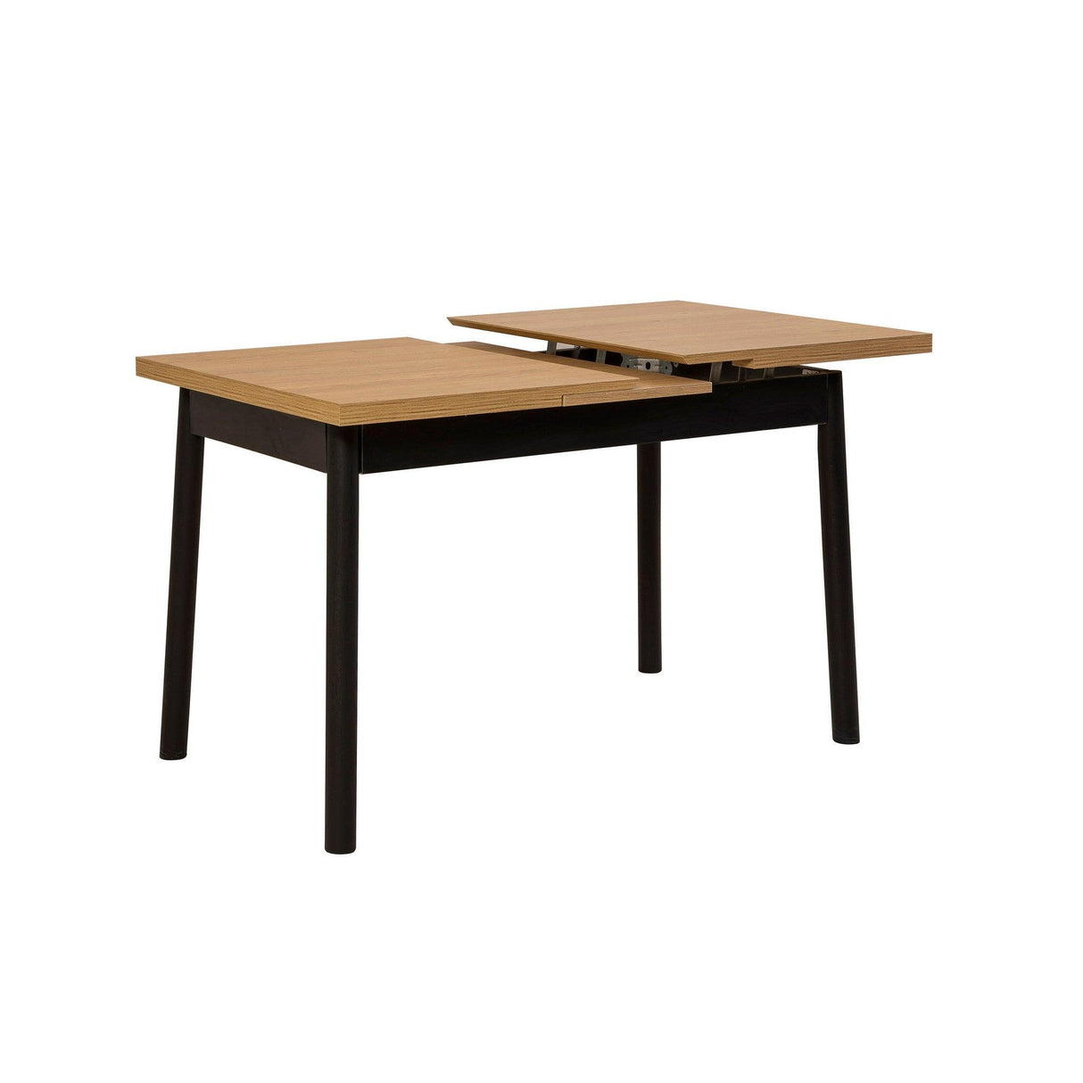 Masa de sufragerie extensibila Oliver Open - Karina 2, Negru, 120x75x77 cm