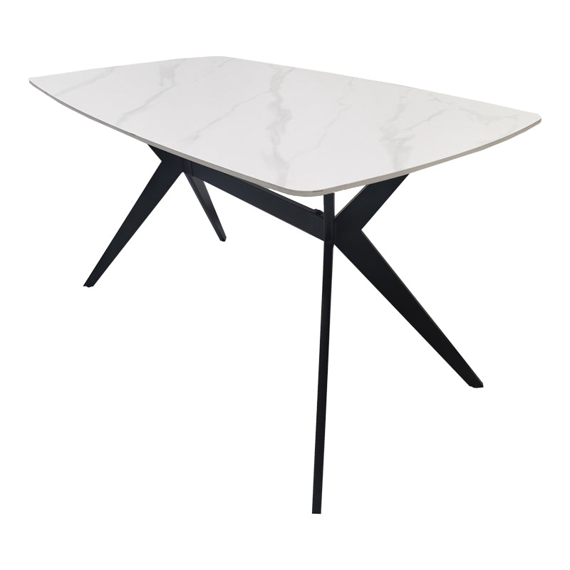 Masă de sufragerie Ezali, Diverse culori, 140x80x75 cm - Alb | SKU: 390-000036 | Masă de sufragerie Ezali, 140x80x75 cm, varianta Alb, produs pentru amenajarea locuinței, disponibil online în România la CasaMob