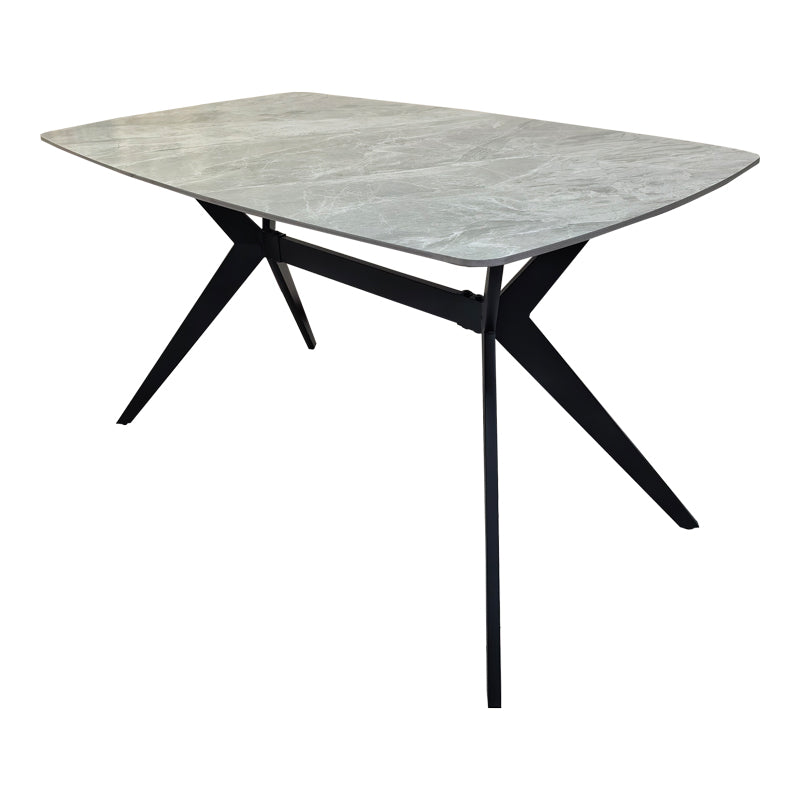 Masă de sufragerie Ezali, Diverse culori, 140x80x75 cm - Gri | SKU: 390-000037 | Masă de sufragerie Ezali, 140x80x75 cm, varianta Gri, produs pentru amenajarea locuinței, disponibil online în România la CasaMob
