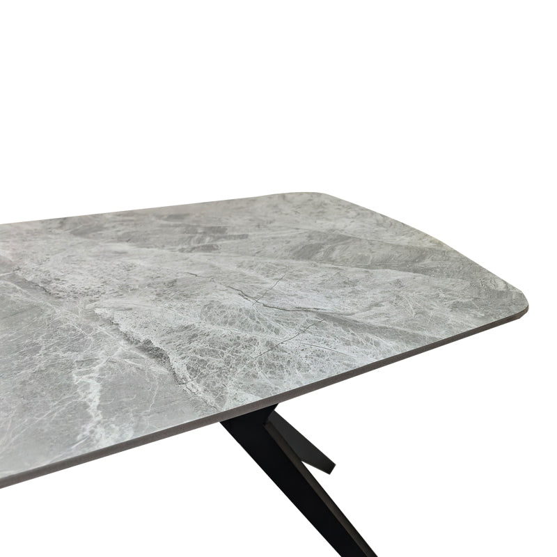 Masă de sufragerie Ezali, Diverse culori, 140x80x75 cm - Gri | SKU: 390-000037 | Masă de sufragerie Ezali, 140x80x75 cm, varianta Gri, produs pentru amenajarea locuinței, disponibil online în România la CasaMob