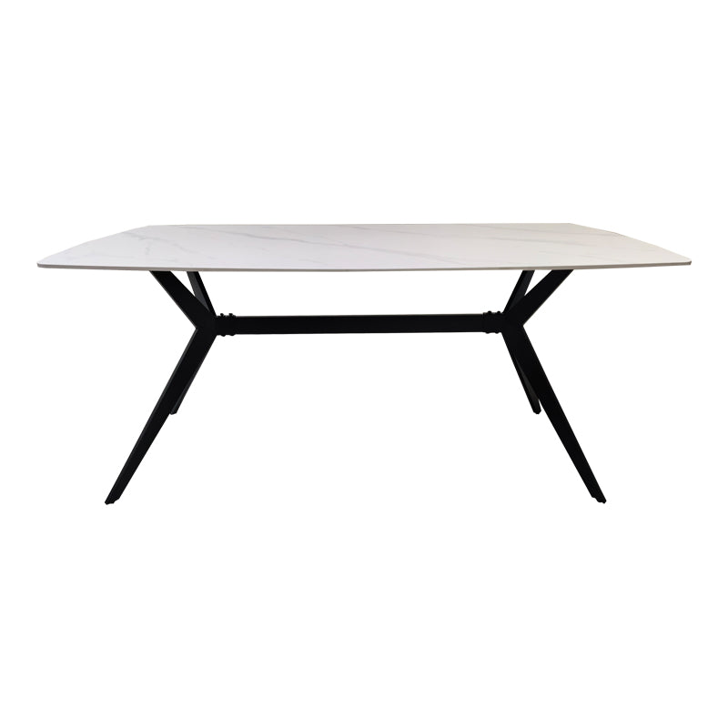 Masă de sufragerie Ezali, Diverse culori, 180x90x75 cm - Alb | SKU: 390-000038 | Masă de sufragerie Ezali, 180x90x75 cm, varianta Alb, produs pentru amenajarea locuinței, disponibil online în România la CasaMob