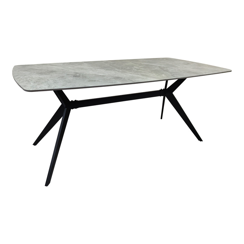 Masă de sufragerie Ezali, Diverse culori, 180x90x75 cm - Gri | SKU: 390-000039 | Masă de sufragerie Ezali, 180x90x75 cm, varianta Gri, produs pentru amenajarea locuinței, disponibil online în România la CasaMob