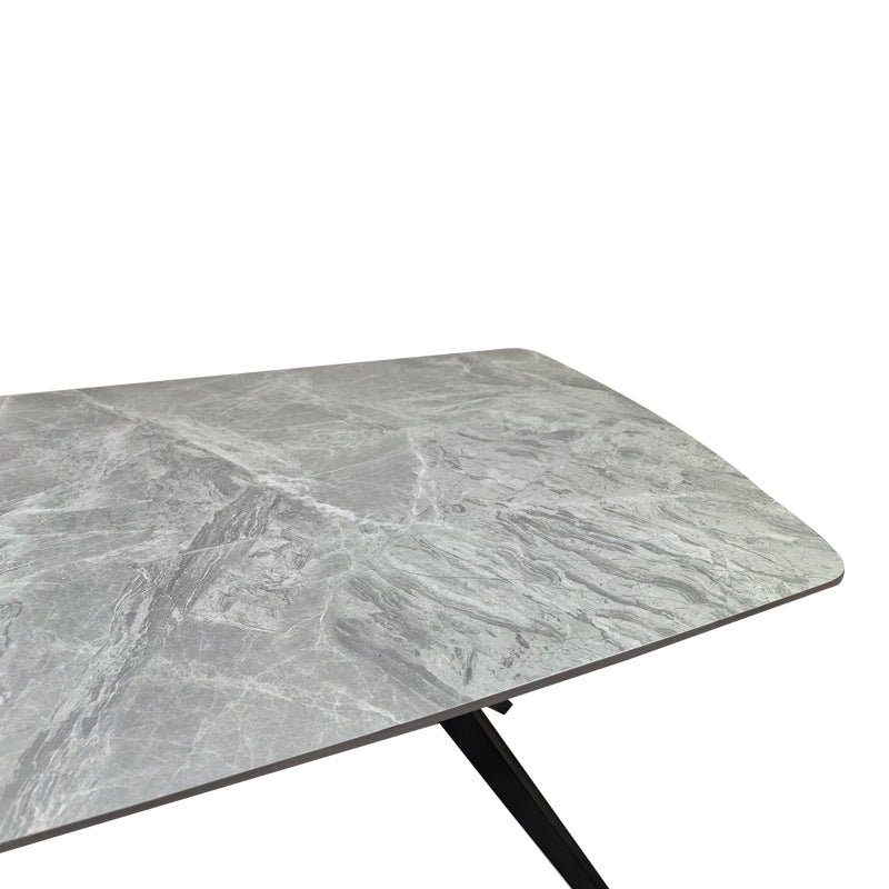Masă de sufragerie Ezali, Diverse culori, 180x90x75 cm - Gri | SKU: 390-000039 | Masă de sufragerie Ezali, 180x90x75 cm, varianta Gri, produs pentru amenajarea locuinței, disponibil online în România la CasaMob