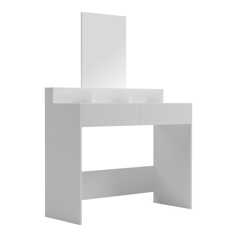 Masa de machiaj Frentsel, cu oglinda, 100x40x140 cm - Masa de machiaj Frentsel, cu oglinda, 100x40x140 cm - 230-000115