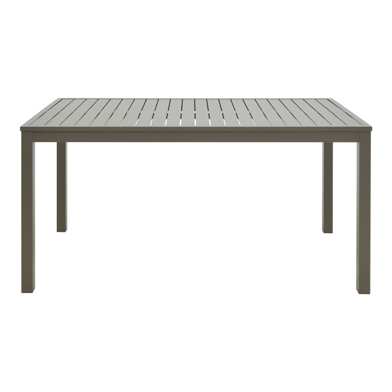Masa din aluminiu Kliton, Aluminiu, Champagne, 150x80x74 cm