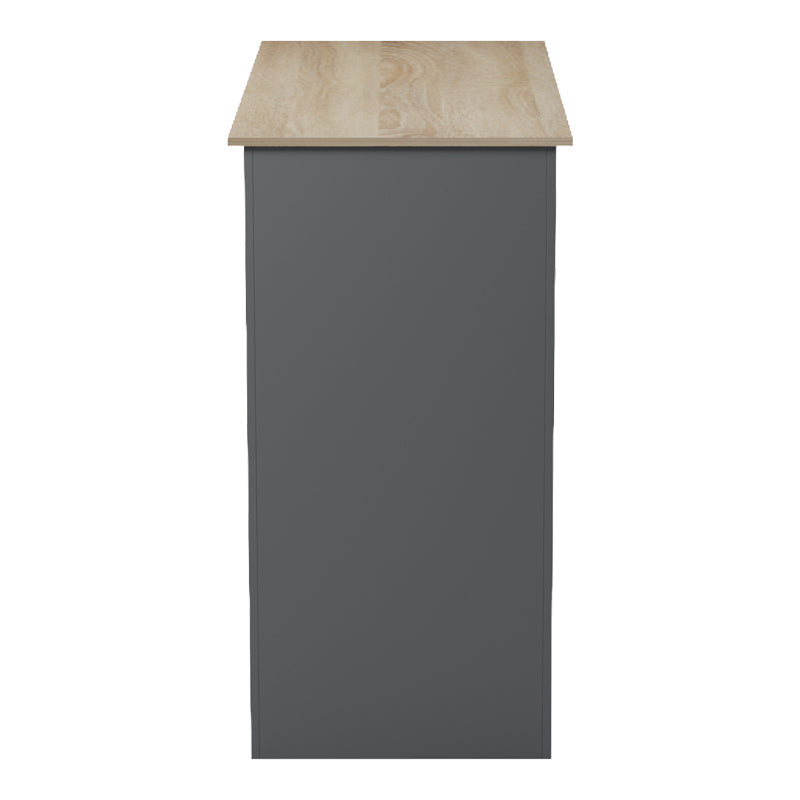 Masă de sufragerie de bar Riff, Antracit, 120x55x105 cm