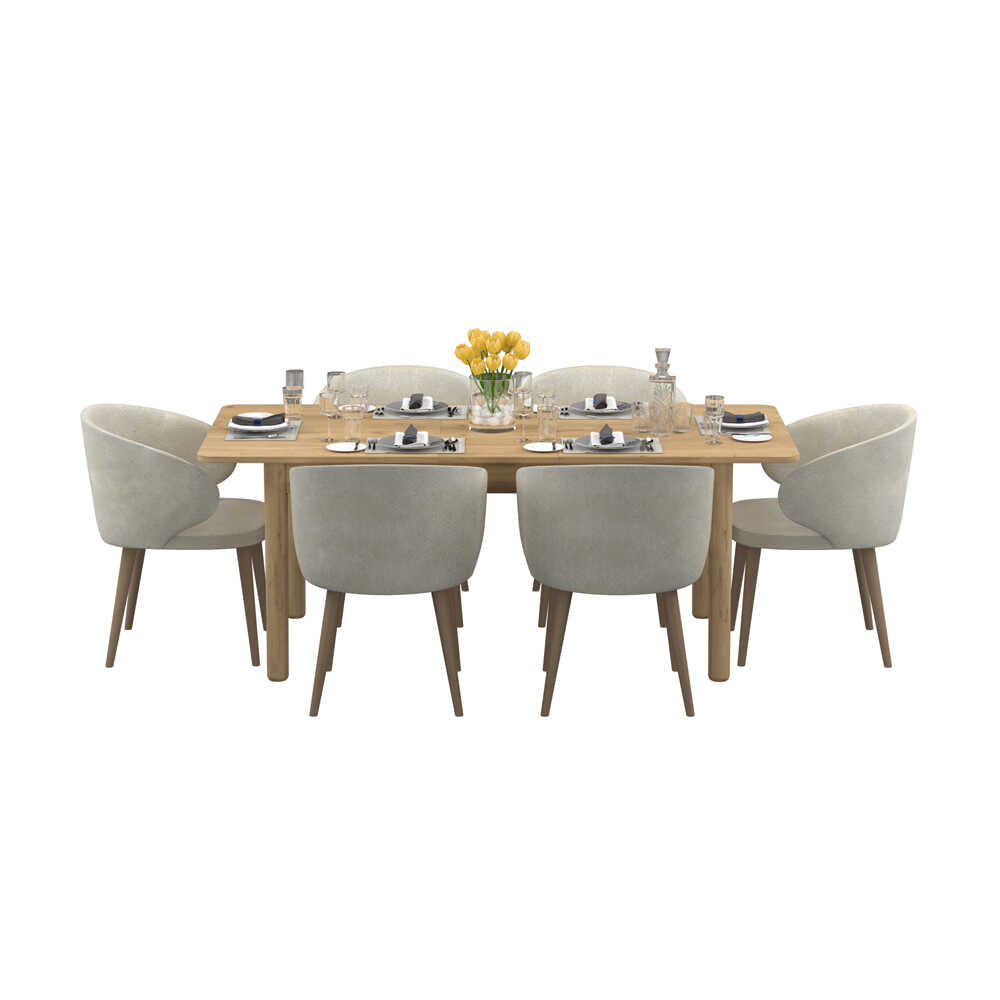 Masă de sufragerie Extensibila BYM-1920-FF-1 Home Collection® Bohem, Stejar, 160-200x78x90 cm