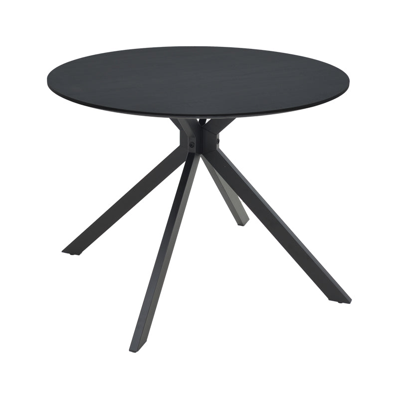 Masa Xuson Natural mdf, negru, D80x75 cm - Masa Xuson Natural mdf, negru, D80x75 cm - 292-000126
