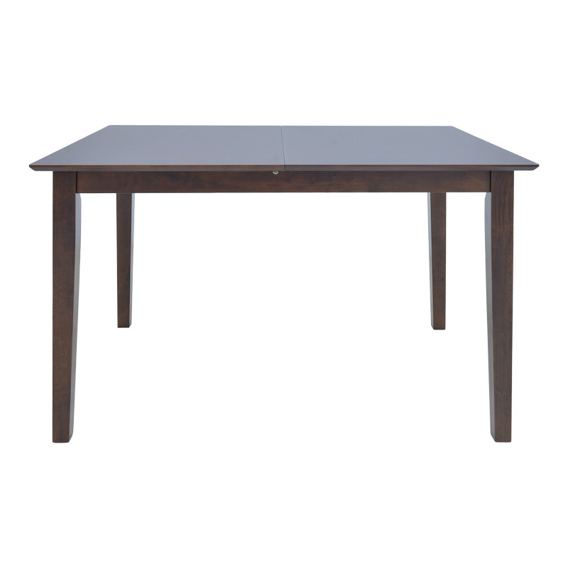Masa extensibila din lemn Mabor, Alb - Nuc, 120-150x80x73 cm - Nuc