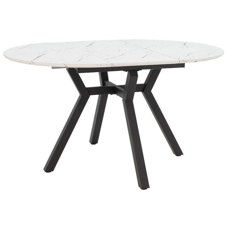 Masa extensibila Frances, Sonoma-negru, 100-140x100x75 cm - Masa extensibila Frances, Sonoma-negru, 100-140x100x75 cm