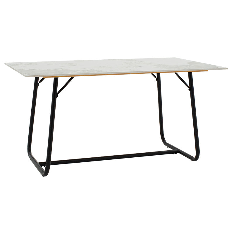 Masa Revello alba, neagra, 150x90x75 cm - Masa Revello alba, neagra, 150x90x75 cm - 101-000074