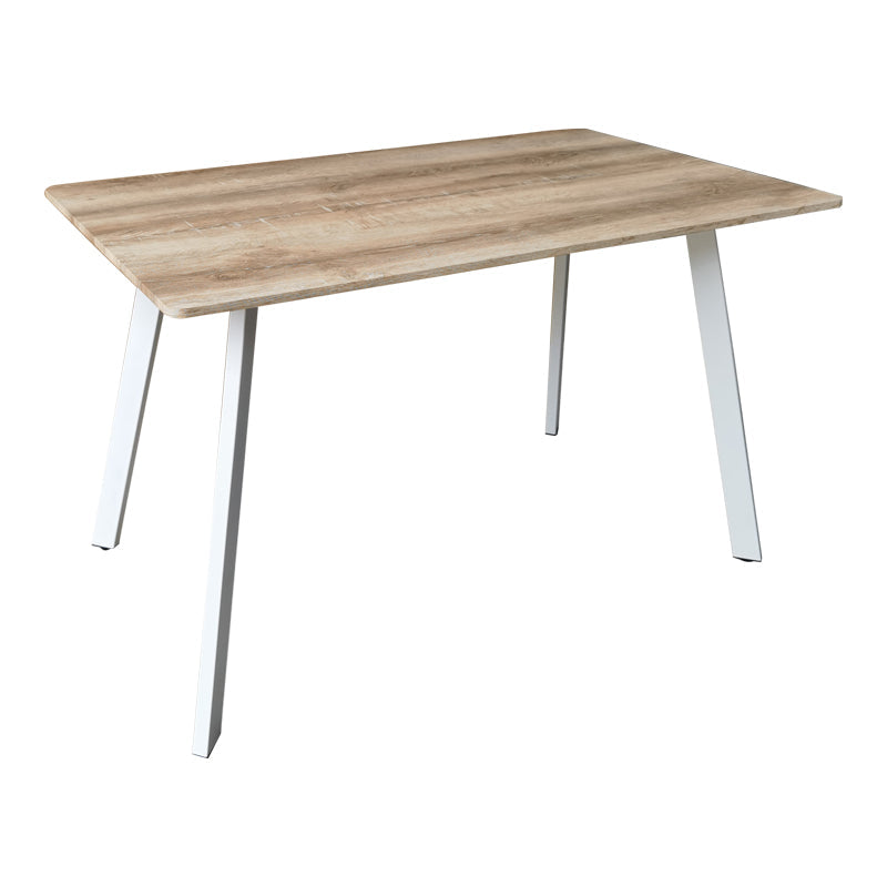 Masa Squaro alb, sonoma, 120x70x75 cm