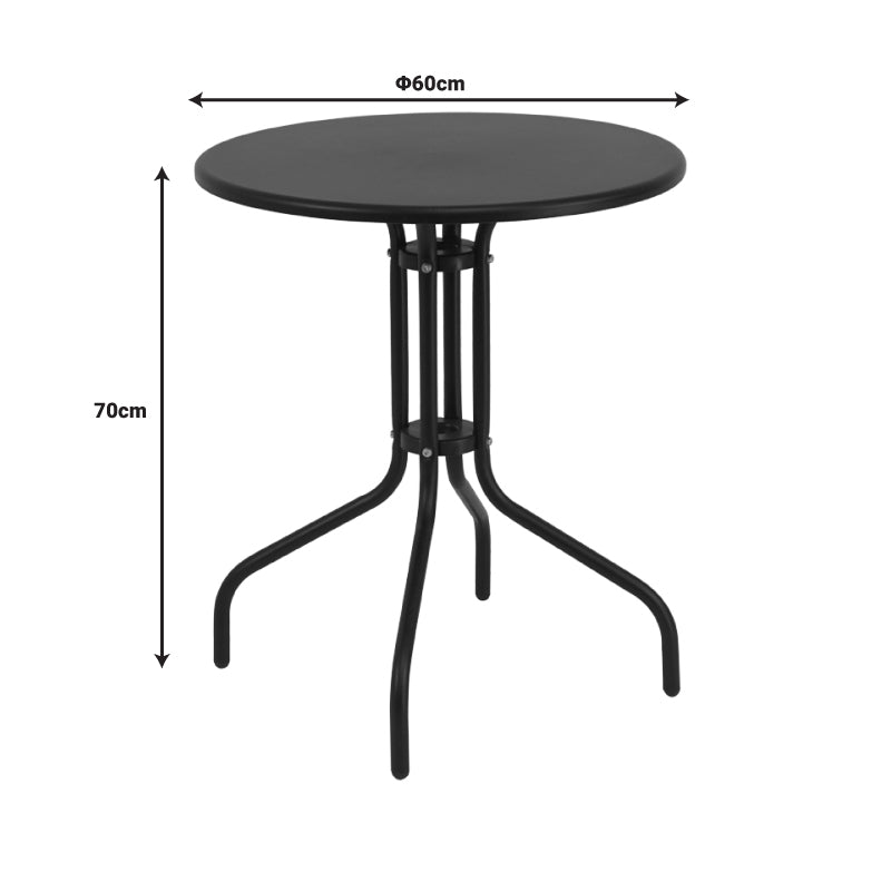 Masa Vergo, Metal, D60x70 cm - Maro