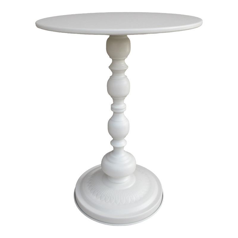 Măsuță auxiliară metalică Anesor, Metal, Diverse culori, 40x52 cm - Bej