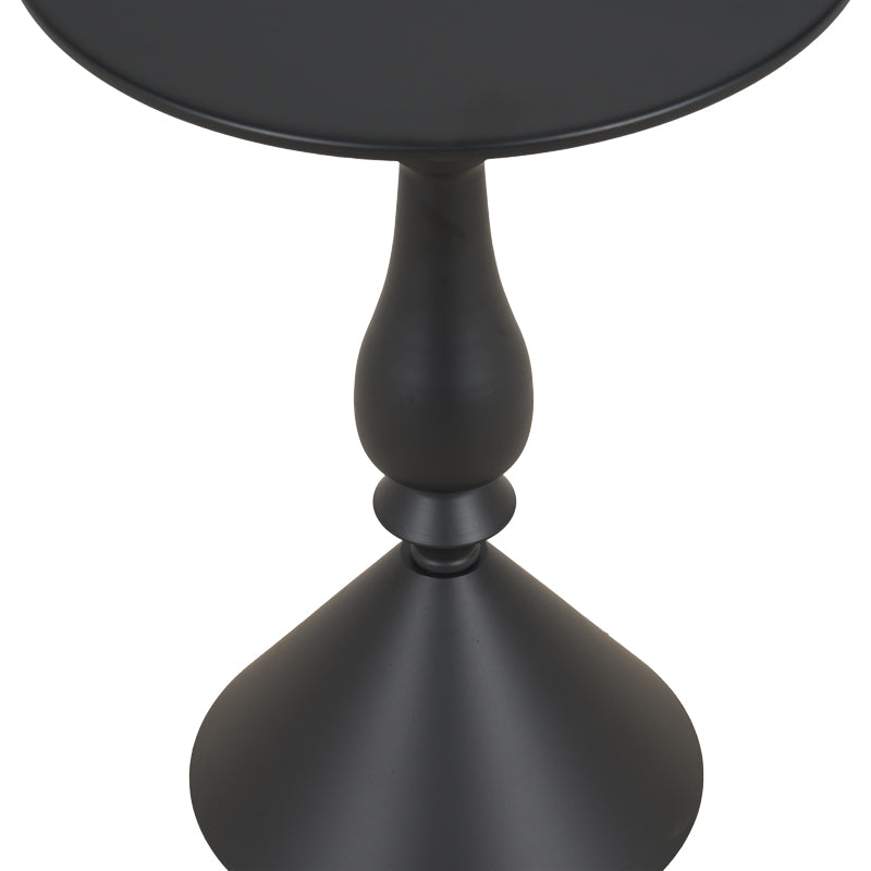 Măsuță auxiliară Lalou, Metal, Diverse culori, 40x55 cm - Negru