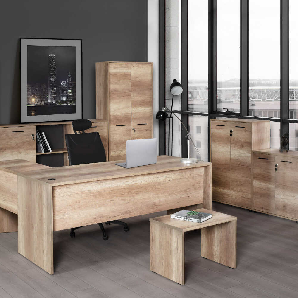 Masuta Cafea NSH-510-TT-1 Home Collection® New York Office, Natur, 60x43x40 cm