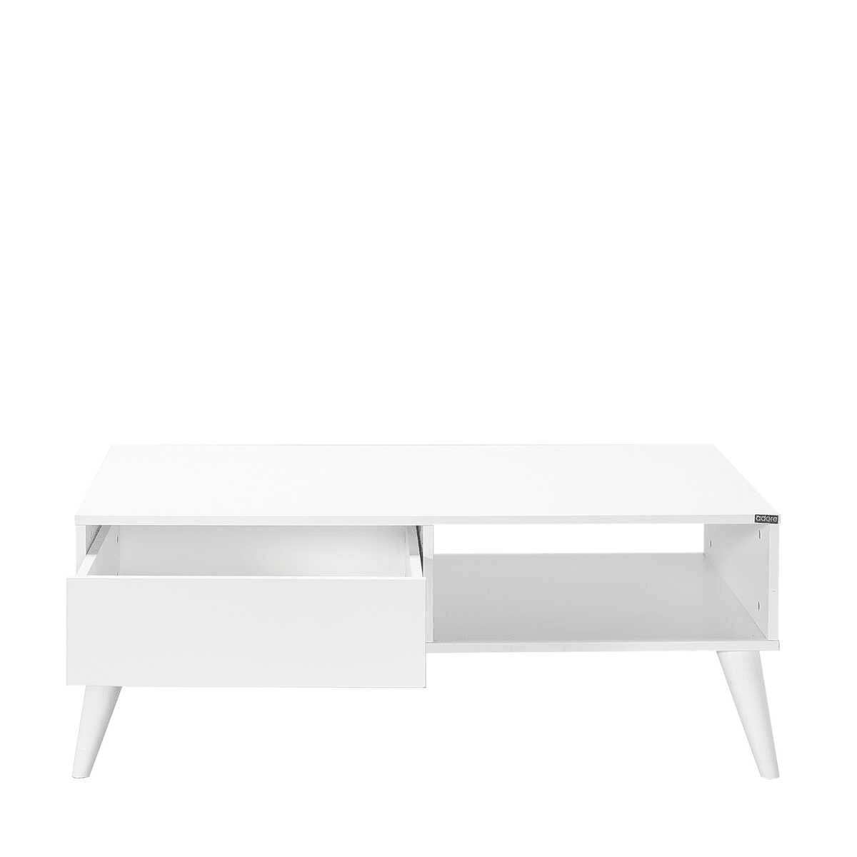 Masuta Cafea cu sertar SHP-655-DD-1 Home Collection® Living, Alb - Maro - Natur, 110x42x65 cm - Alb | SKU: SHP-655-DD-1, SHP-655-TT-1, SHP-655-OO-1