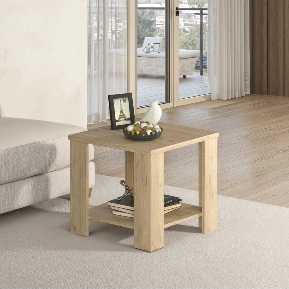 Masuta Cafea Laterala SHP-550-FF-1 Home Collection® New Line, Maro - Natur - Stejar, 50x48x50 cm - Masuta Cafea Laterala SHP-550-FF-1 Home Collection® New Line, Maro - Natur - Stejar, 50x48x50 cm | SKU: SHP-550-FF-1