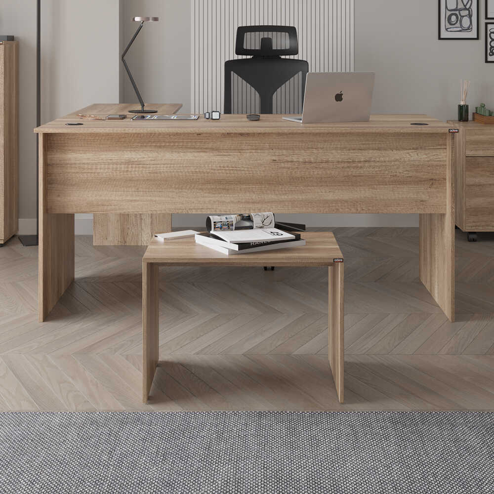 Masuta Cafea/Birou RSH-300-DD-1 Home Collection® Rio Office, 60x43x40 cm - Lemn Natural | SKU: RSH-300-OO-1, RSH-300-TT-1