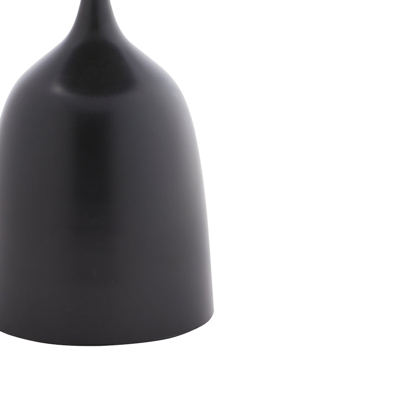 Masuta de cafea AGrile metal, negru, D50x60 cm