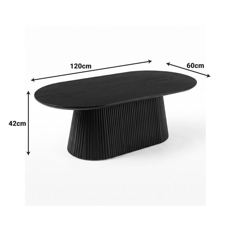 Măsuță de cafea Aithra, Diverse culori, 120x60x42 cm - Negru | SKU: 372-000063 | Măsuță de cafea Aithra, 120x60x42 cm, varianta Negru, produs pentru amenajarea locuinței, disponibil online în România la CasaMob