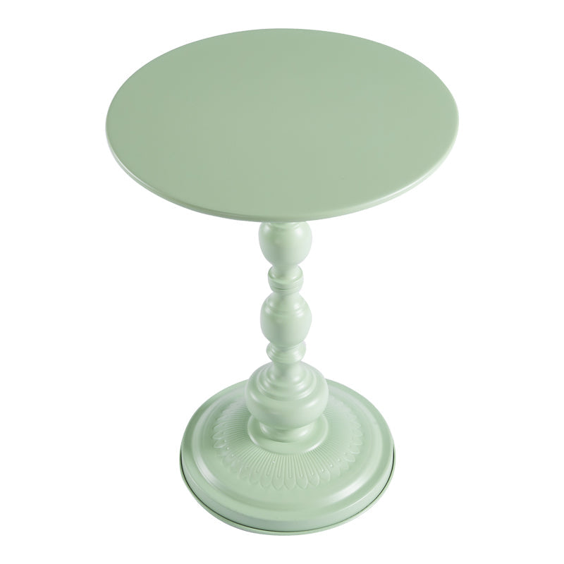 Măsuță auxiliară metalică Anesor, Metal, Diverse culori, 40x52 cm - Verde